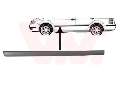 VAN WEZEL Облицовка / защитная накладка, дверь 7625423